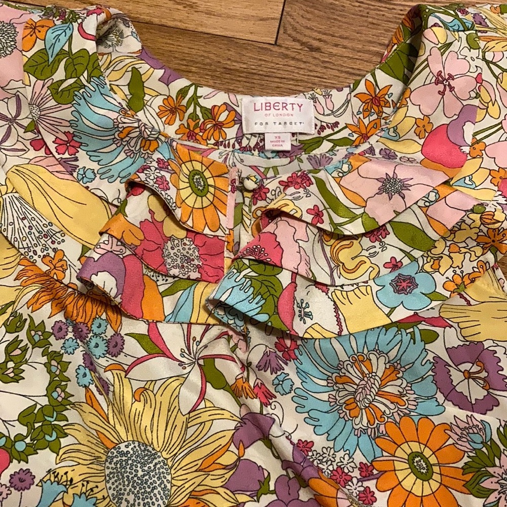 Liberty of London for Target sleeveless with ruffles